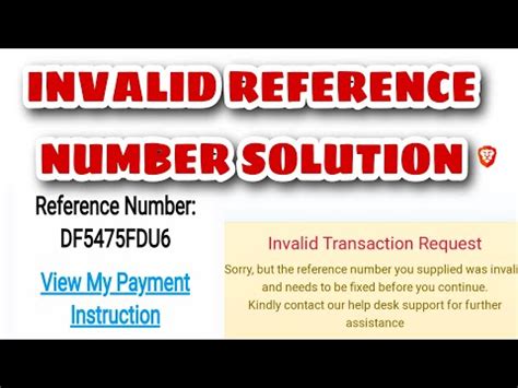 DFA INVALID REFERENCE NUMBER (ITO ANG SOLUTION).